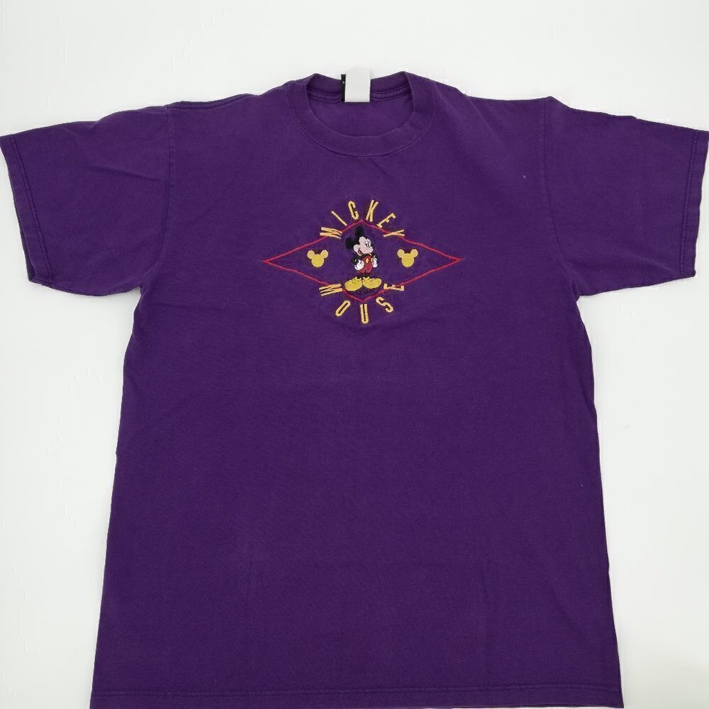 Vintage Mickey Unlimited Embroidered T-Shirt L